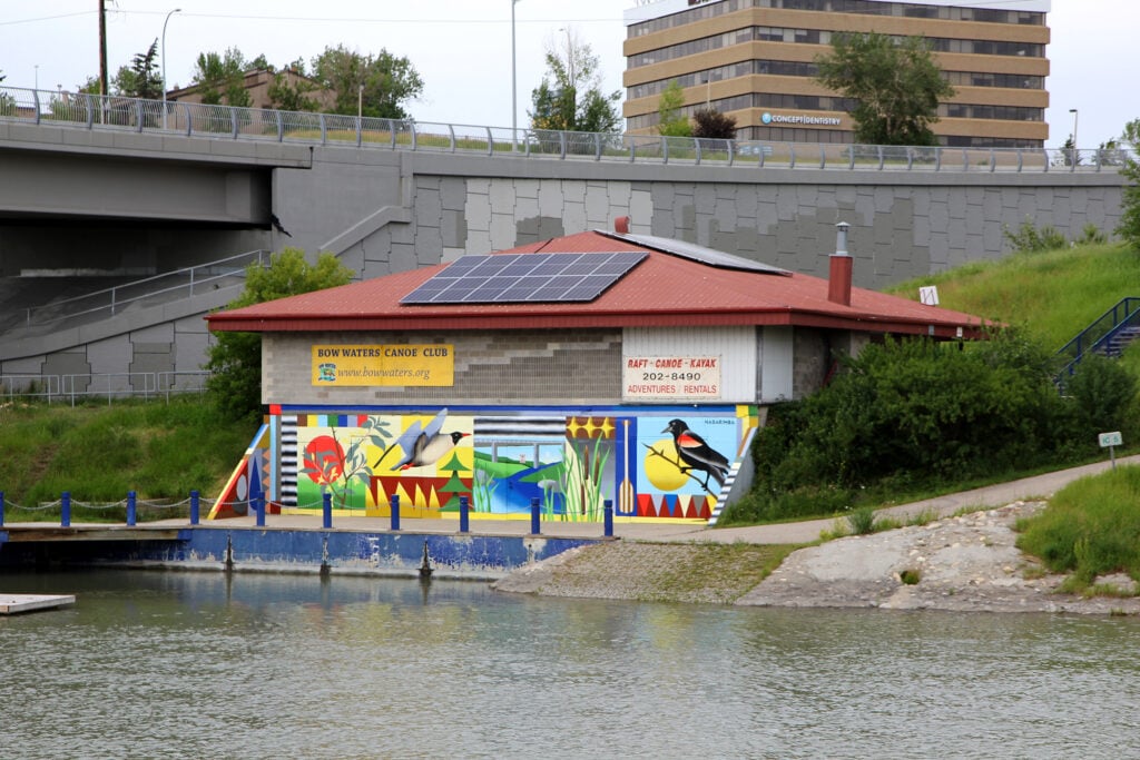 Canoe Club Mural by NASARIMBA