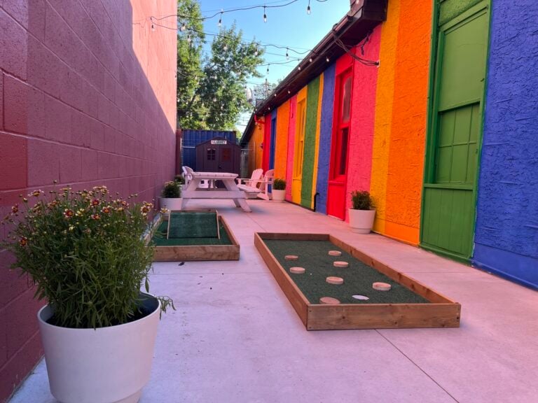 Photograph of completed pocket park.