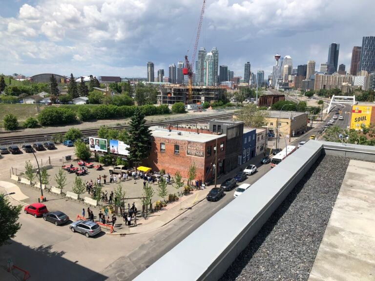 Birds eye view of the Inglewood Lot